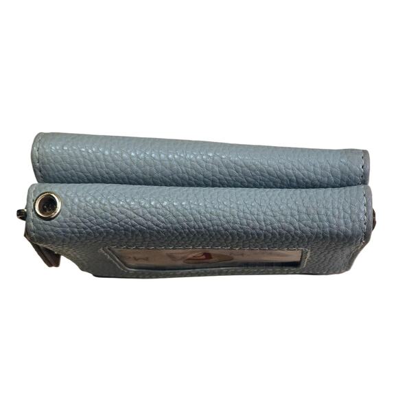 Stone Mountain Blue & Brown Wallet 7-Card Slots 5+1-Zip Pockets w/2 Slots +1-Zip - Picture 7 of 10